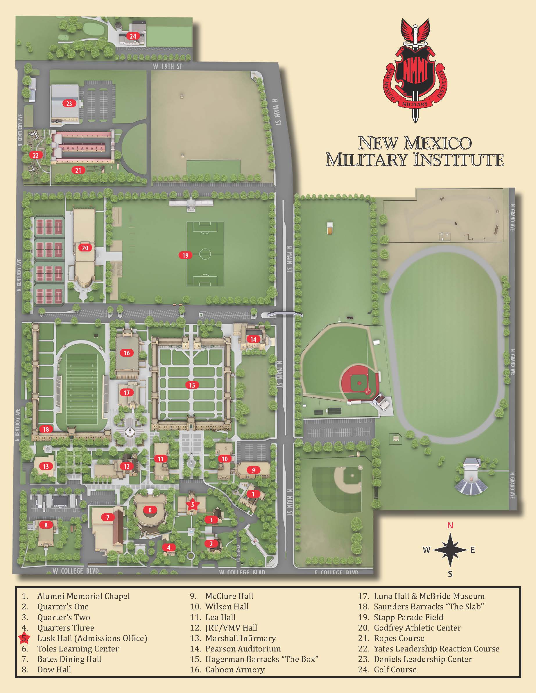 2021 Campus Map with POD 2 JPEG
